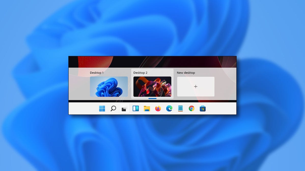 Mengubah Wallpaper Desktop Virtual di Windows 11