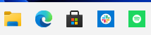 Ikon di bilah tugas Windows 11