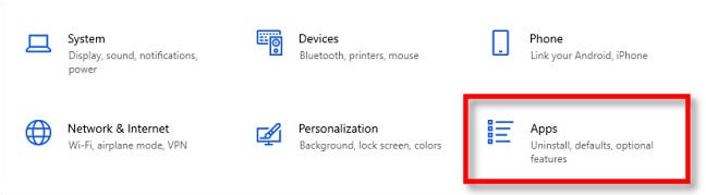 Di Pengaturan Windows, pilih "Kegunaan."