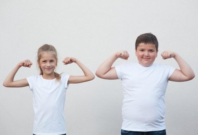 anak kurus dan anak kelebihan berat badan