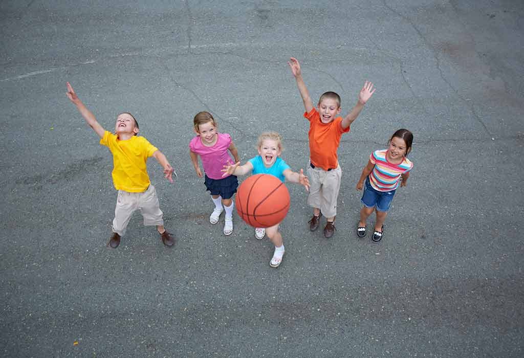 Permainan Bola Basket untuk Anak