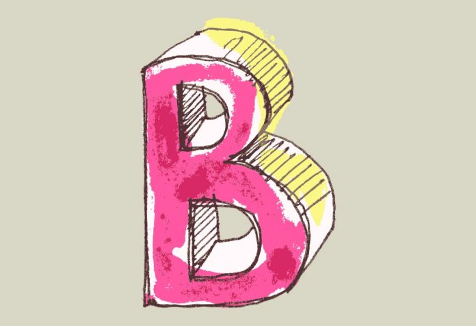 ide seni dan kerajinan huruf 'B' untuk anak-anak