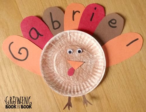 Thanksgiving Letter Feather Turkey for Kids