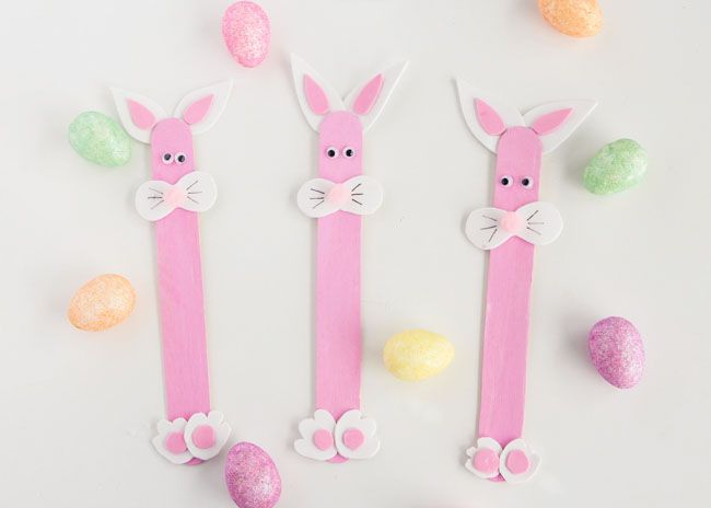 Kelinci Paskah tongkat es loli