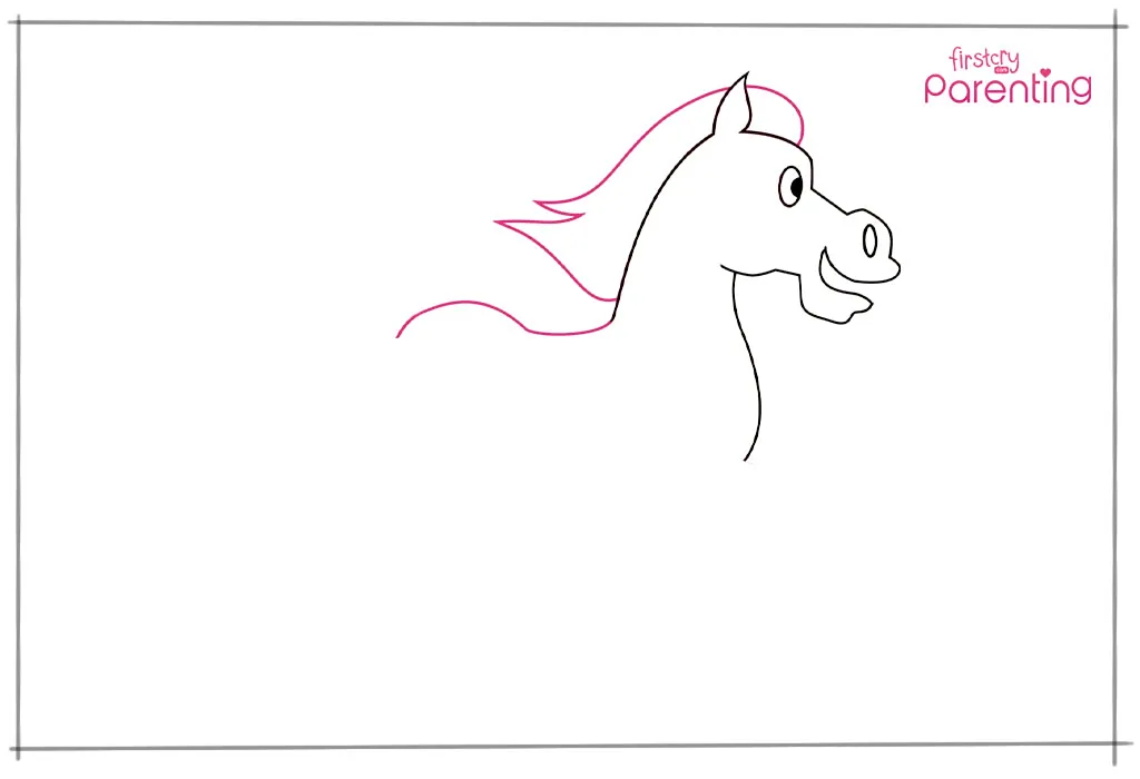 cara menggambar kuda