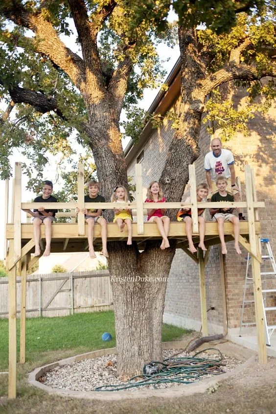 Rumah Pohon Platform DIY