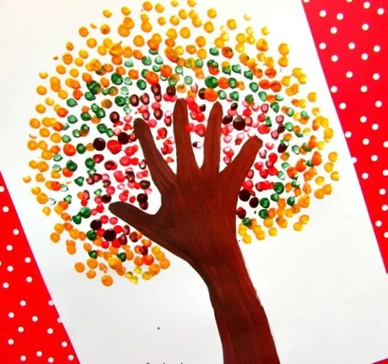 Lukisan Sidik Tangan untuk Anak-Anak