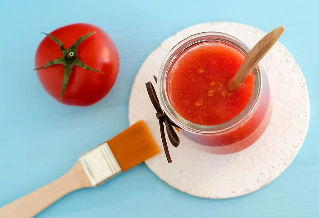 campuran jus tomat
