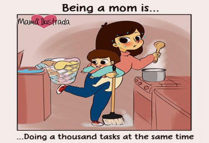 Kartun Indah yang Mengabadikan Pengalaman Anda Menjadi Seorang Ibu