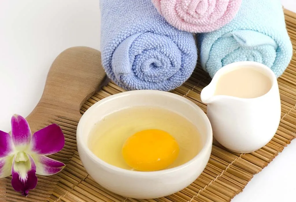 Spa Rambut Telur dan Minyak Zaitun untuk Rambut Kering