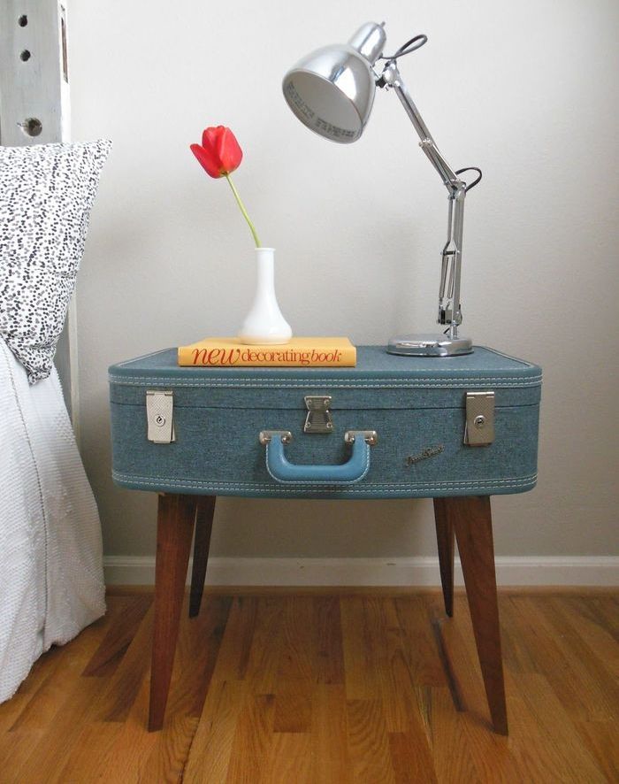 DIY Cara Menakjubkan tentang Cara Menggunakan Kembali Koper Lama Anda untuk Rumah Anda