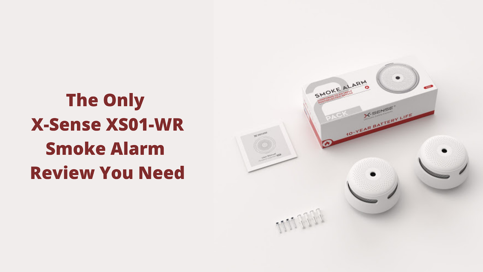 Satu-Satunya Tinjauan Alarm Asap X-Sense XS01-WR yang Anda Butuhkan